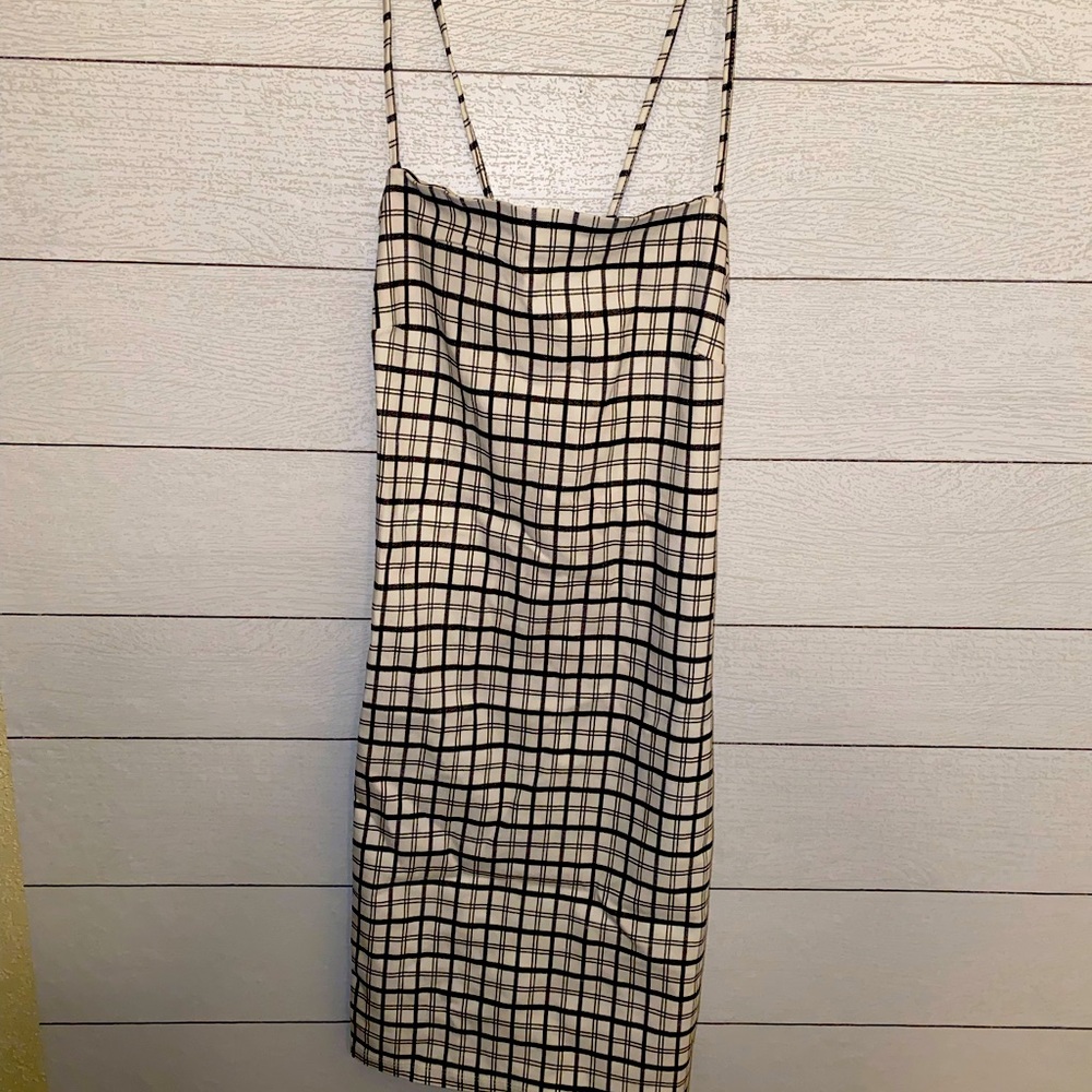 plaid dress